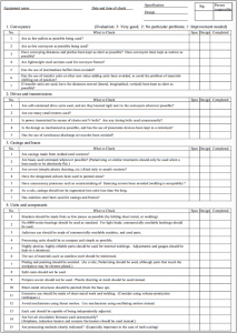 Table 7.15 Specification Checklist (Mechanical Design) – Enhancing Your ...